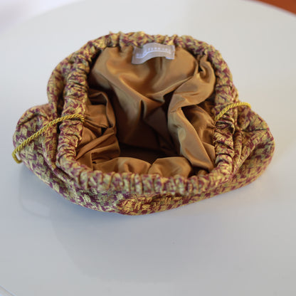 Mini Clutch - Oro e Burgundy