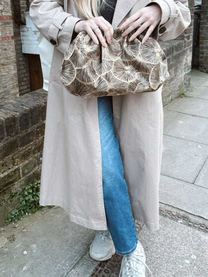 Clutch Lotus - Seta & Viscosa