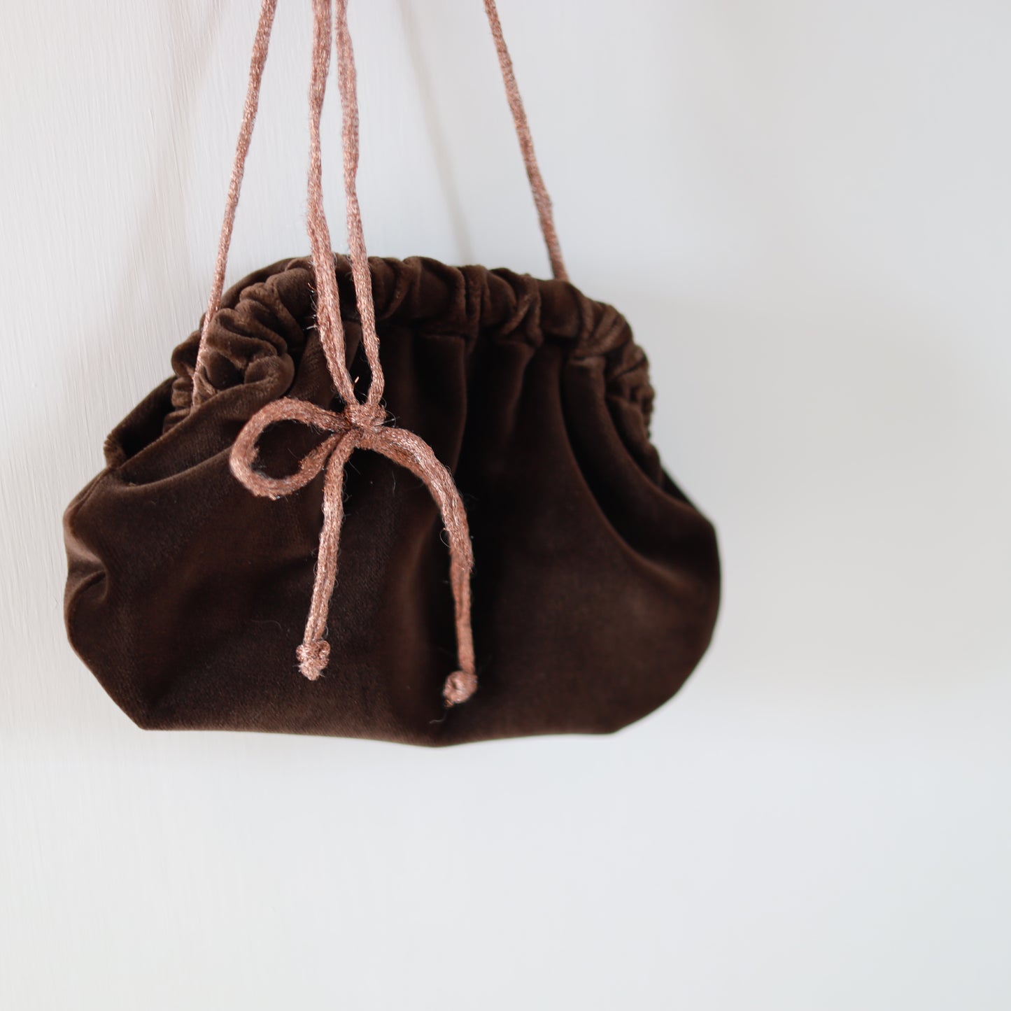 Mini Clutch - Velluto Cioccolato