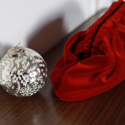 Clutch Velluto - Rosso Natale