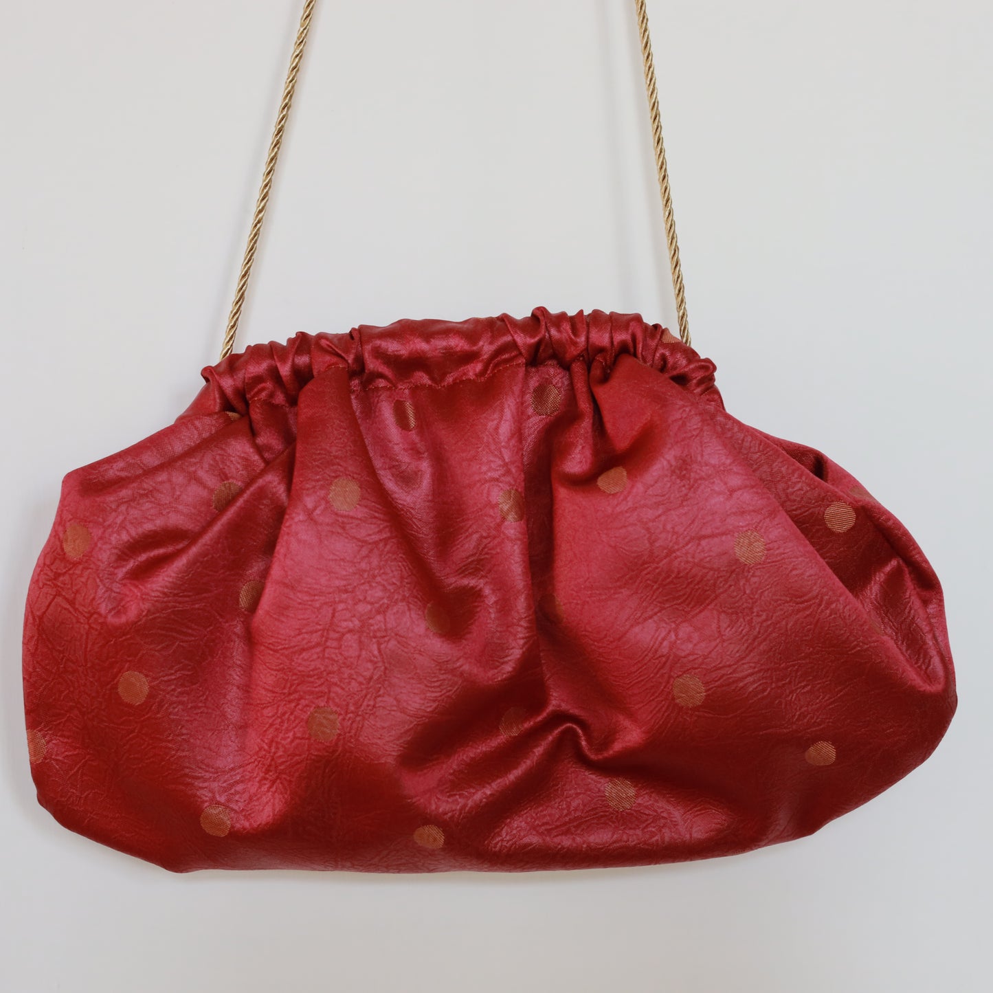 Mini Clutch Pois - Lampone