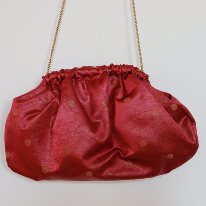 Mini Clutch Pois - Lampone