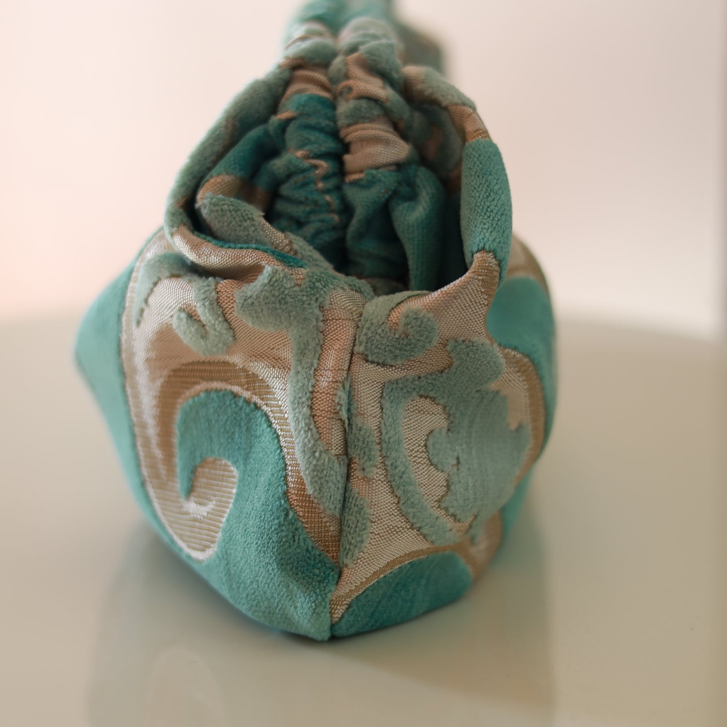 Clutch Damascata - Aquamarine