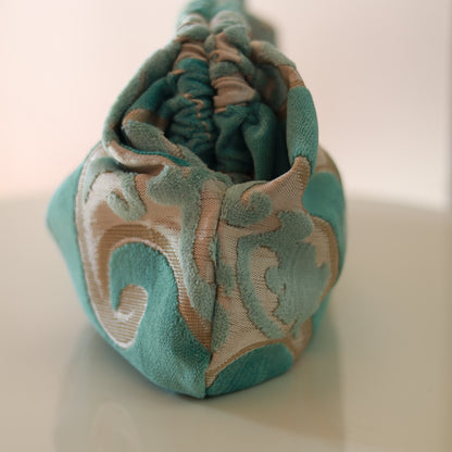 Clutch Damascata - Aquamarine