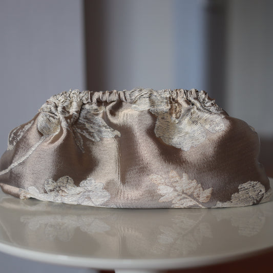 Clutch Seta - Champagne