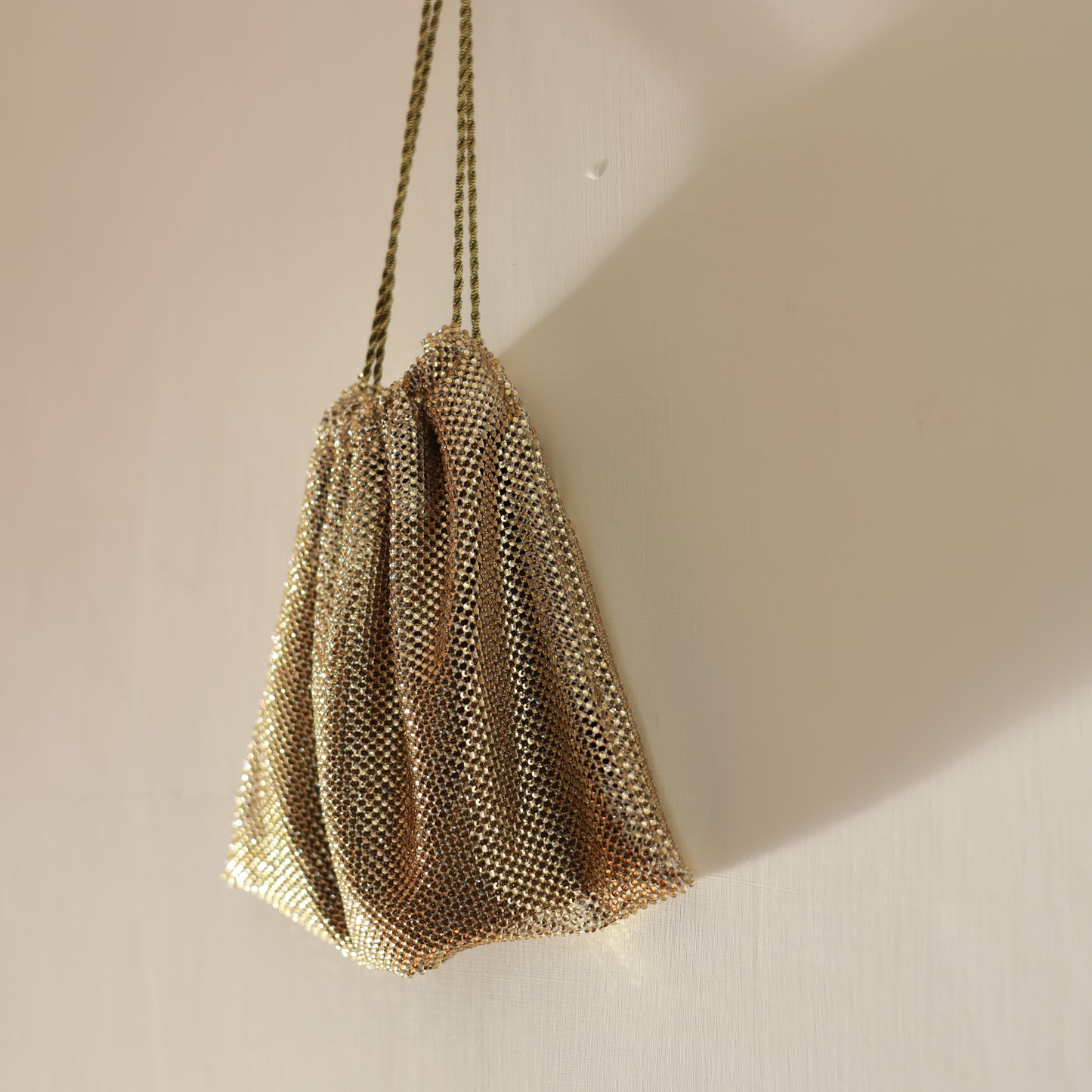 Bisaccia mini-cristalli incastonati - Oro