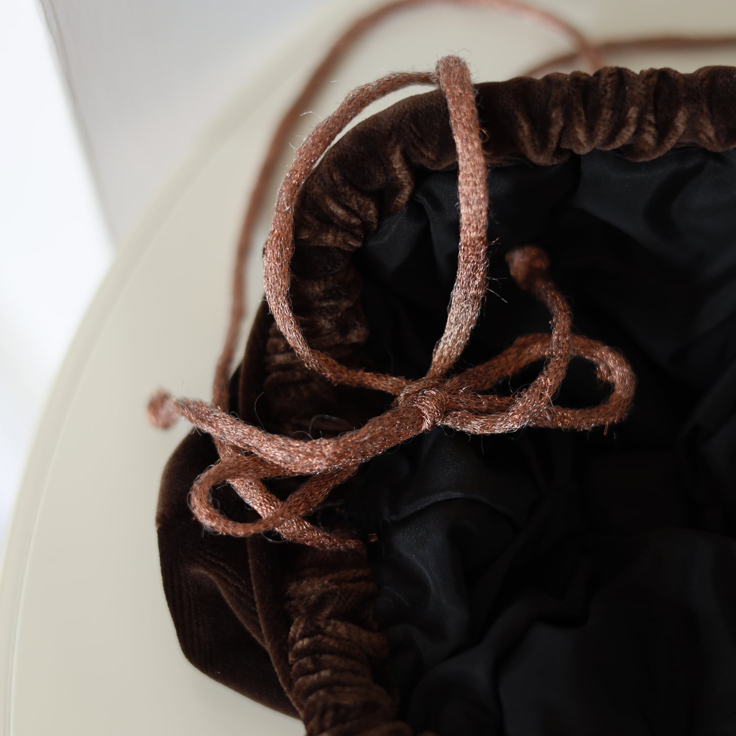 Mini Clutch - Velluto Cioccolato