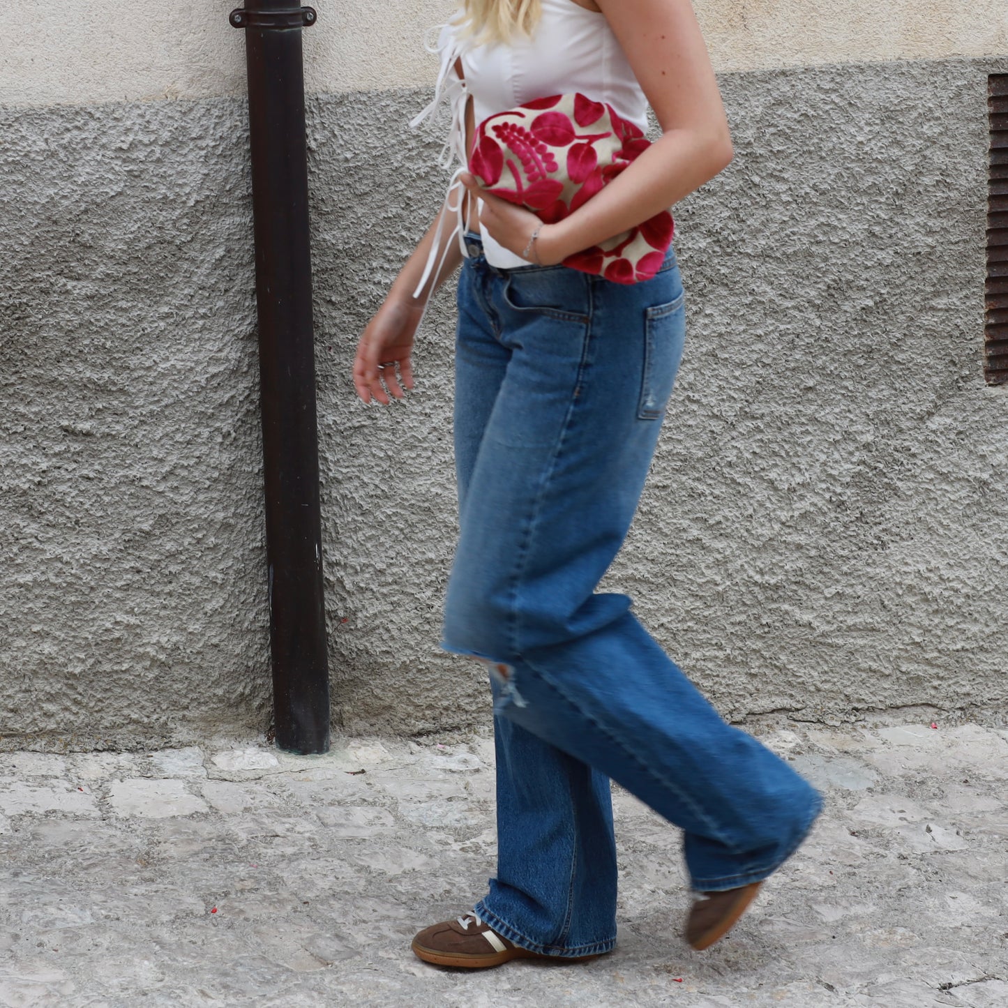 Demi Lune Clutch - Calaggio Cassis