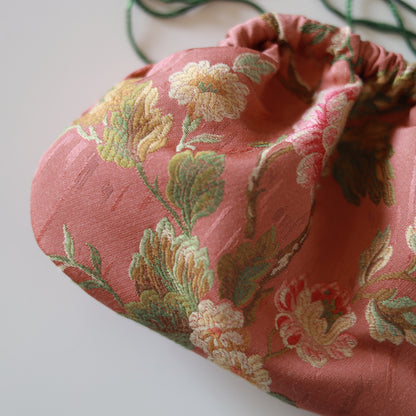 Mini Clutch cotone - corallo