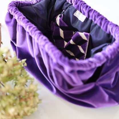 Clutch - Velluto Viola