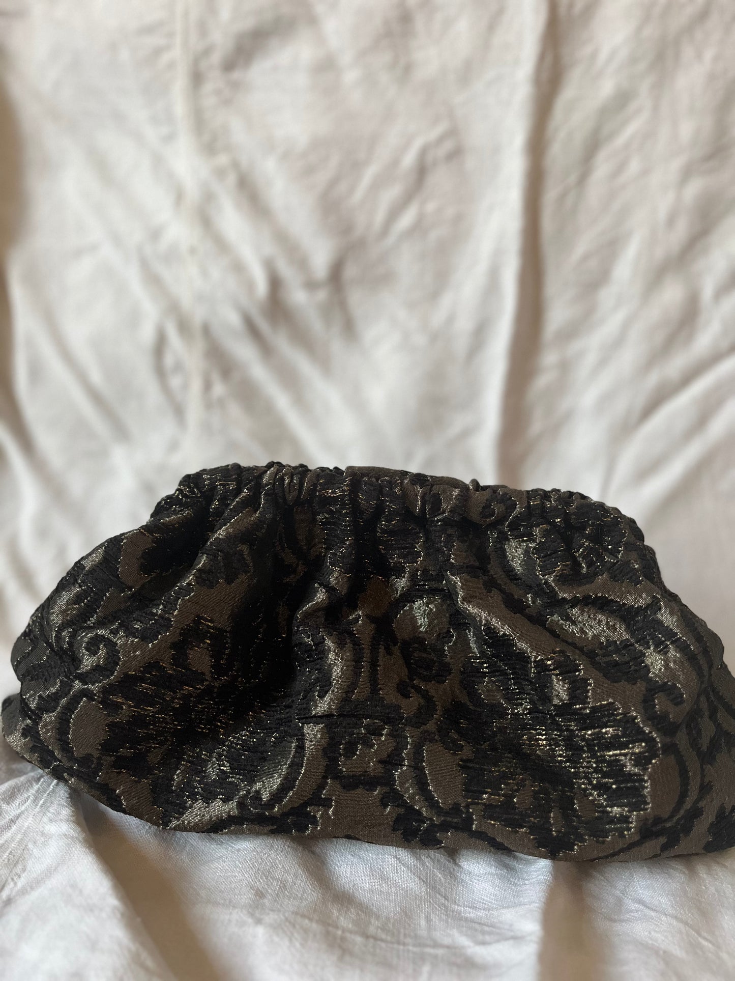 Clutch Damascata Oro e Nero