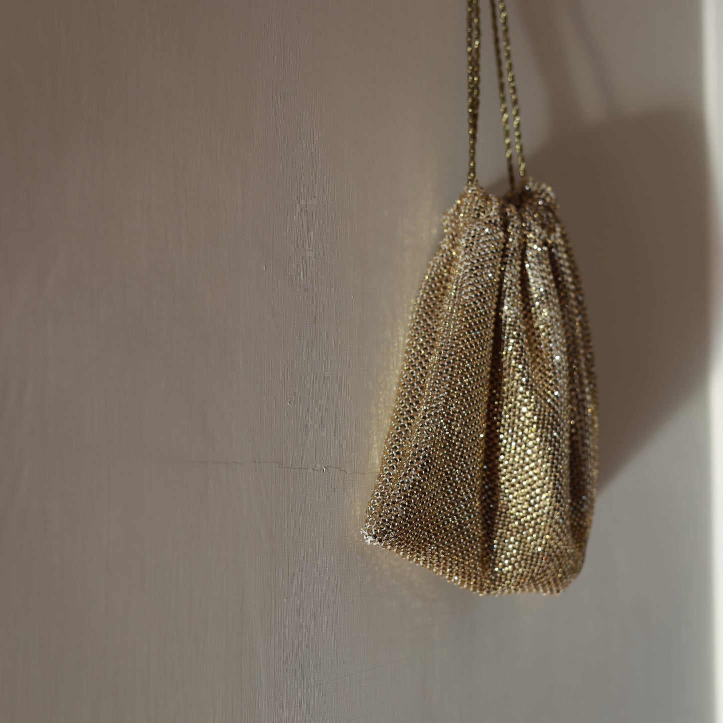 Bisaccia mini-cristalli incastonati - Oro