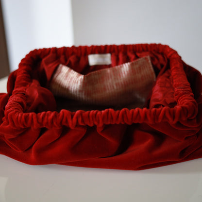 Clutch Velluto - Rosso Natale