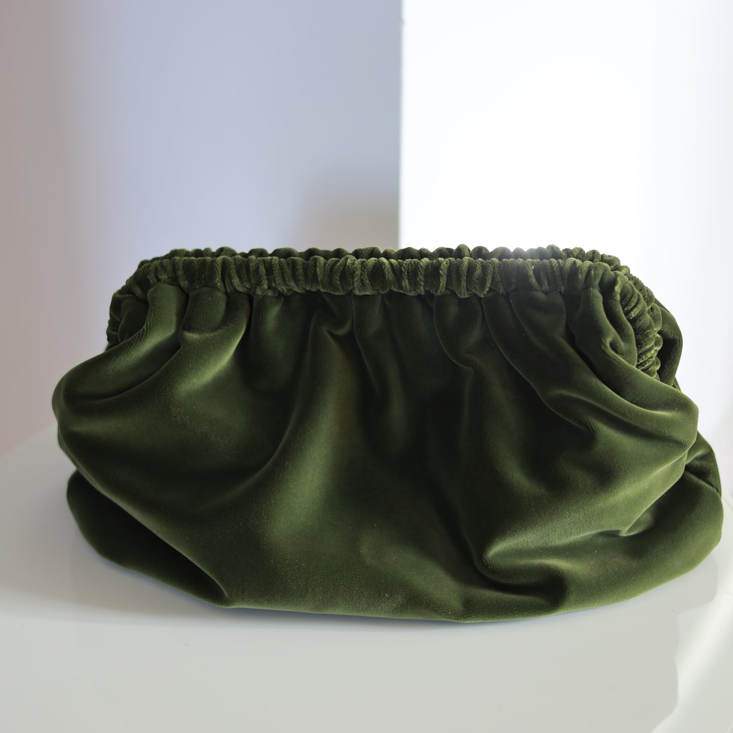 Clutch Velluto - Verde Oliva