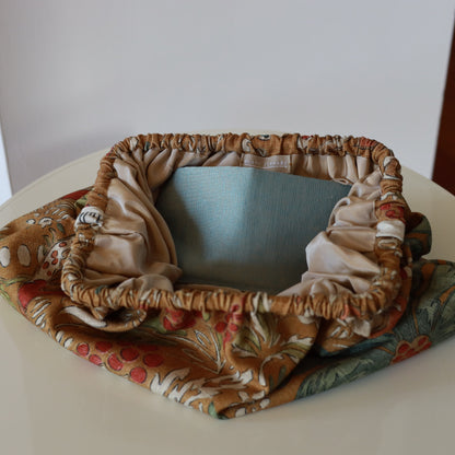 Clutch Fantasia - lino Mulberry