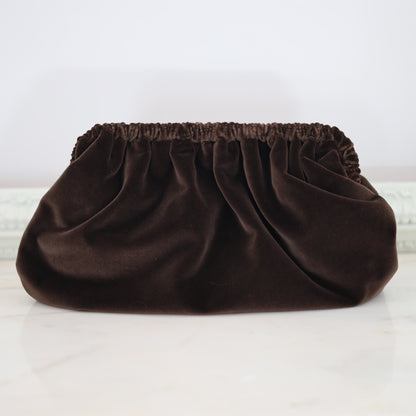 Clutch Velluto - Cioccolato