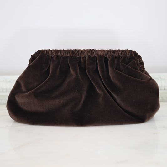 Clutch Velluto - Cioccolato
