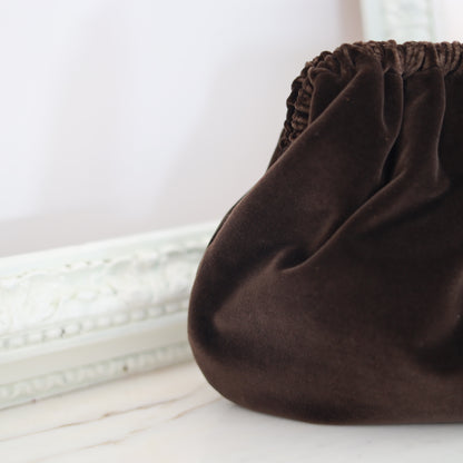 Clutch Velluto - Cioccolato