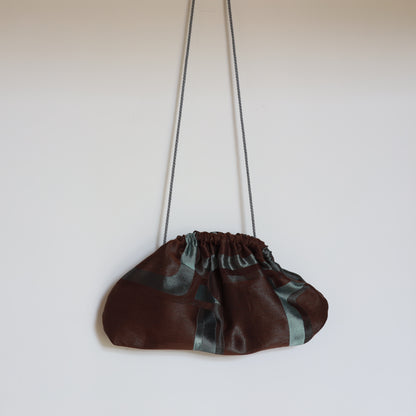 Mini Clutch - Cioccolato & Verde Smeraldo