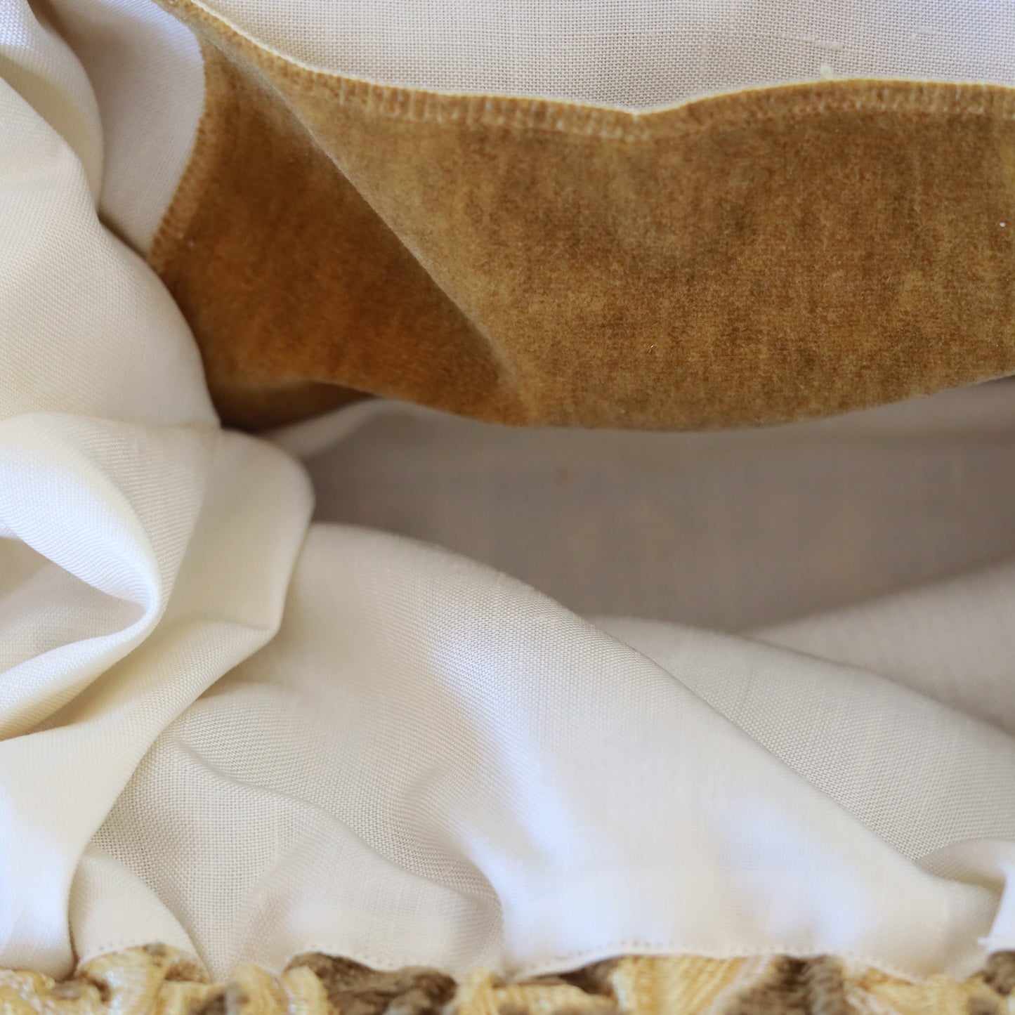 Clutch Damascata - Khaki & Butter Yellow