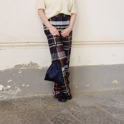 Bisaccia Seta - Blu Navy