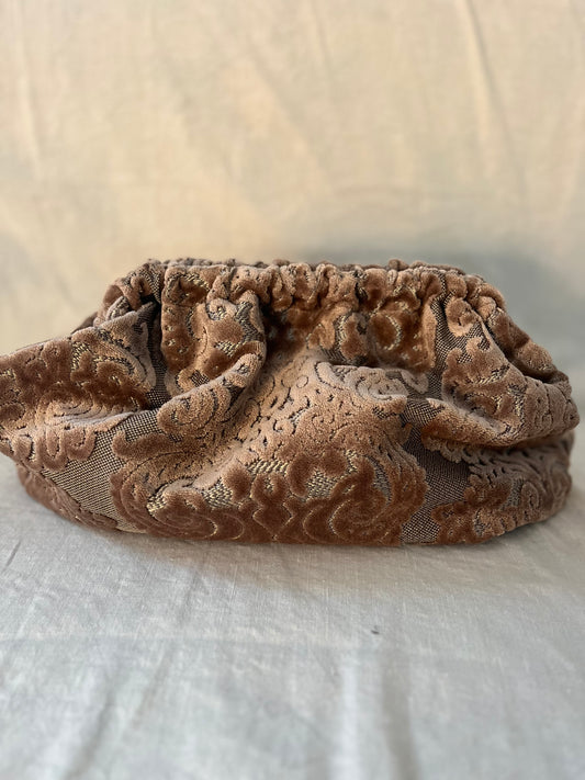 Clutch Mocha Damascata