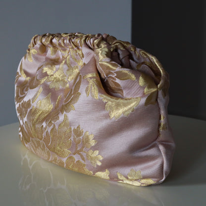 Clutch Seta - Rosa e Oro