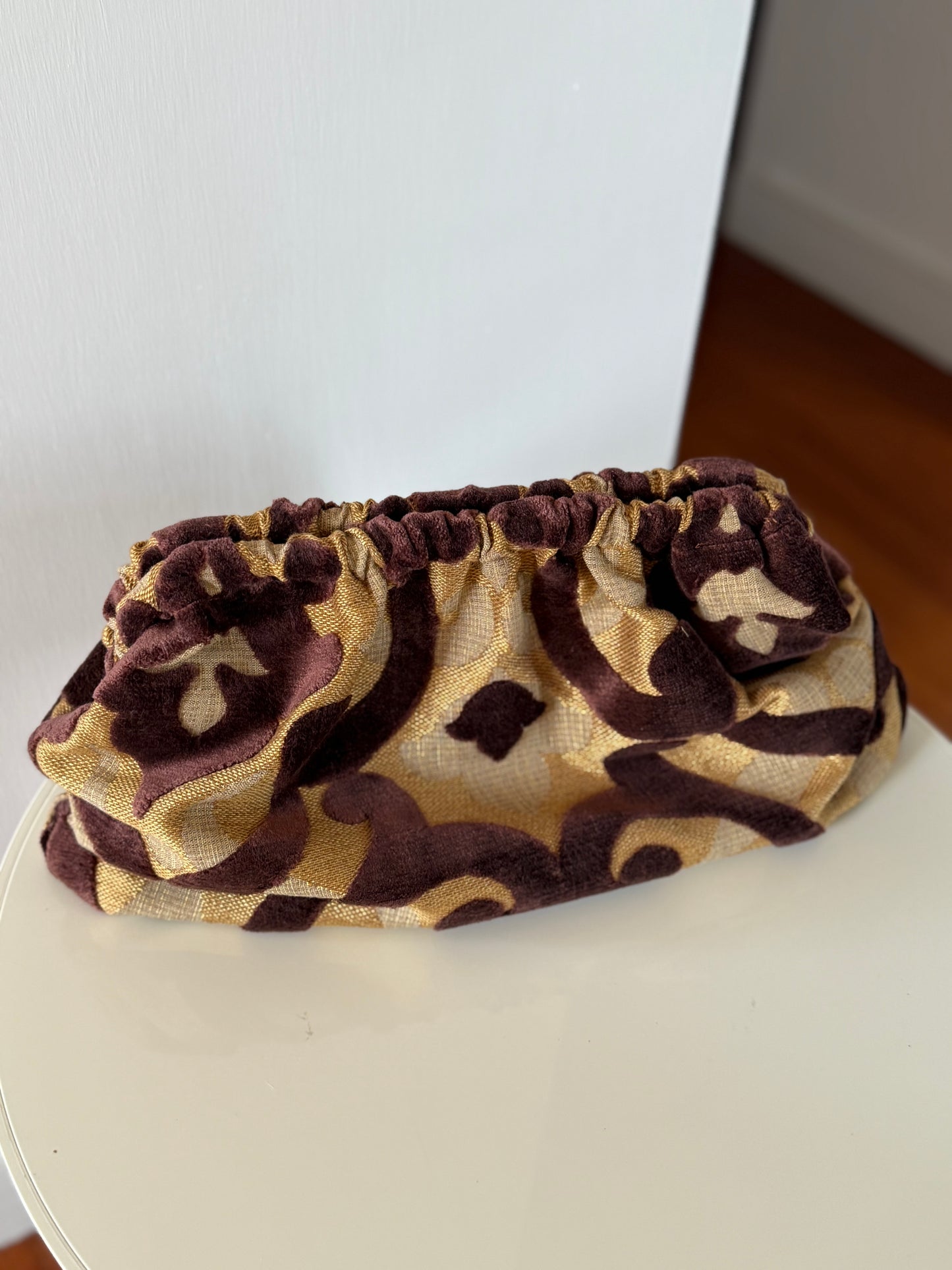 Large Clutch - Burgundy & Senape