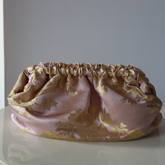 Clutch Seta - Rosa e Oro